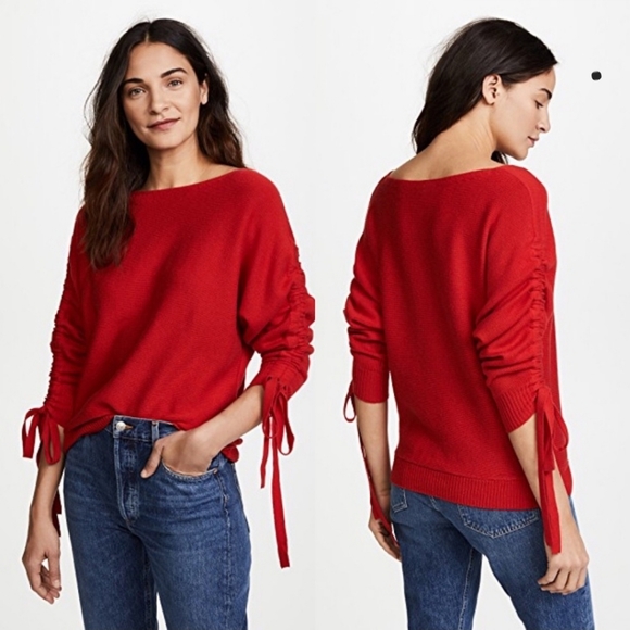 Joie Dannee Part Cashmere Sweater In 